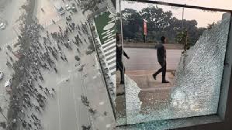 এনইআইআর কার্যক্রমে ক্ষোভ: বিটিআরসি ভবনে হামলা ও ভাঙচুর, আটক ২০